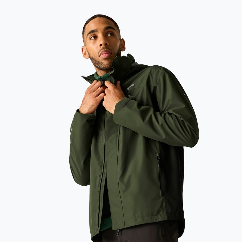 Куртка софтшелл чоловіча REGATTA Matt II dark khaki/black 4