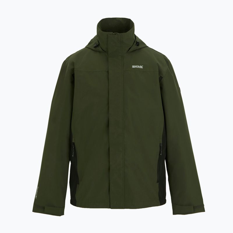 Куртка софтшелл чоловіча REGATTA Matt II dark khaki/black 8