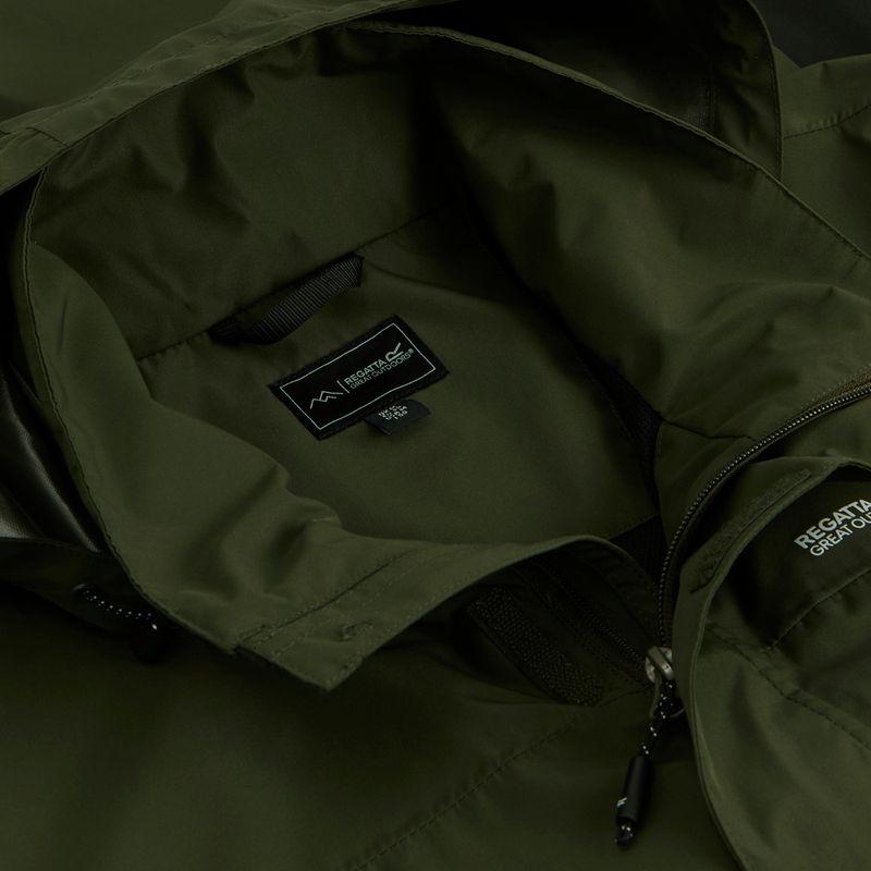 Куртка софтшелл чоловіча REGATTA Matt II dark khaki/black 11