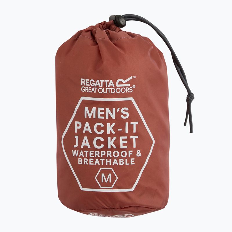 Куртка дощовик чоловіча Regatta Pack-It III brick 13