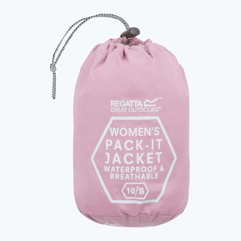 Жіноча водонепроникна куртка REGATTA Pack-It III powder lilac 10