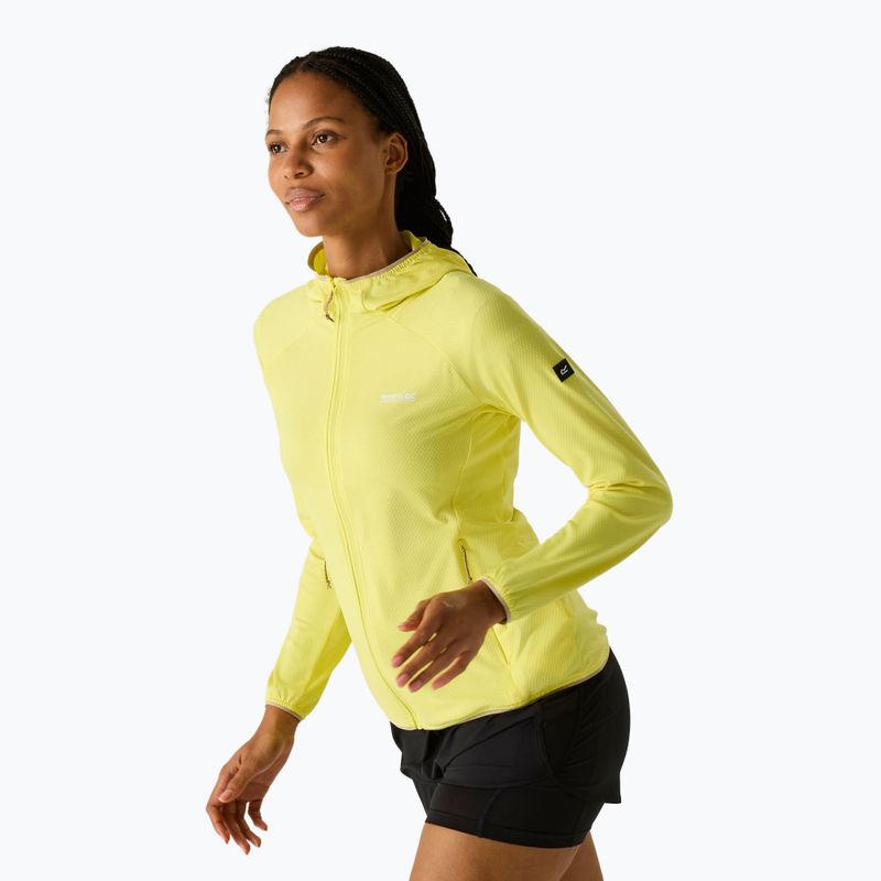 Кофта трекінгова жіноча REGATTA Huntdale canary yellow 4