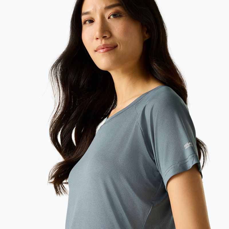 Футболка трекінгова жіноча REGATTA Limonite dark storm 4