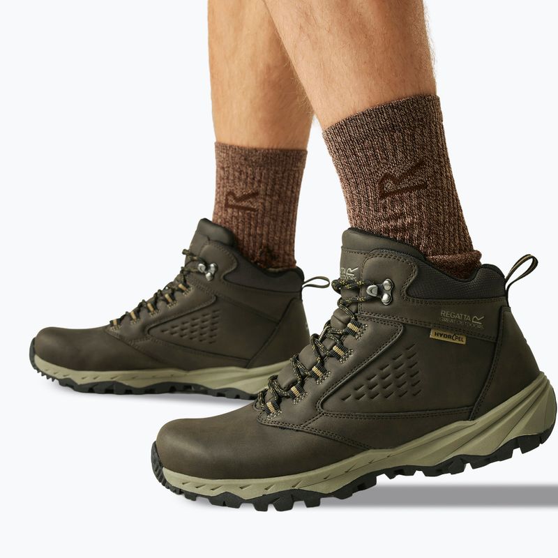 Взуття трекінгове чоловіче REGATTA Amble Boot Waterproof peat/tan 5