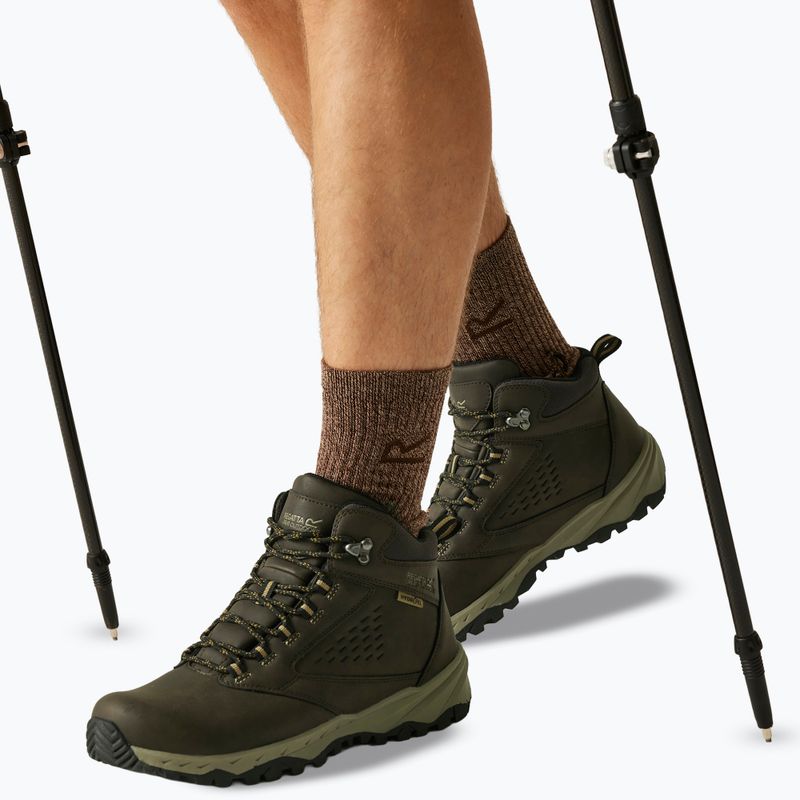 Взуття трекінгове чоловіче REGATTA Amble Boot Waterproof peat/tan 6