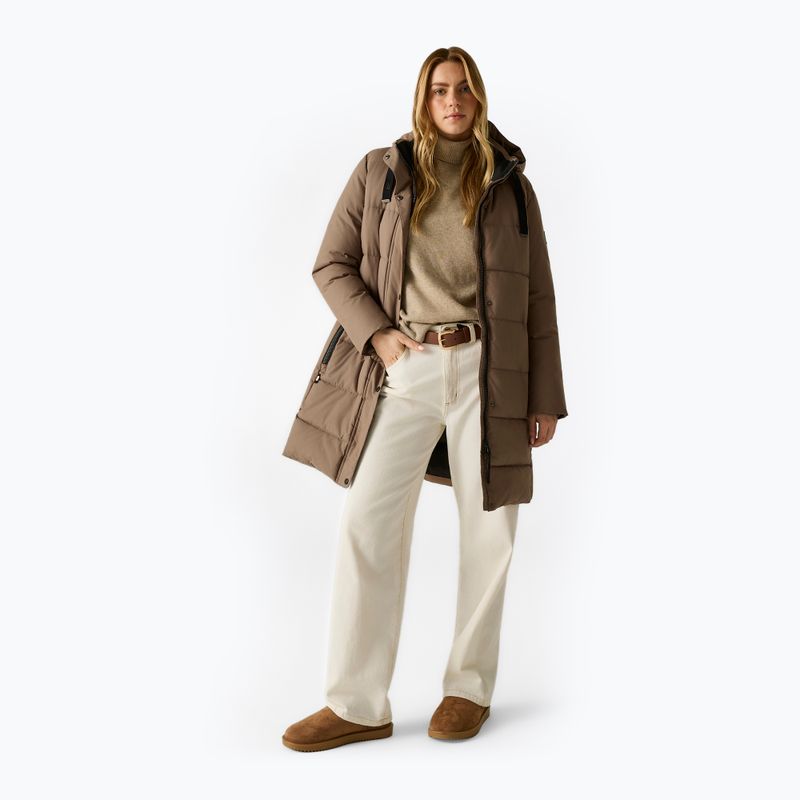 Пальто утеплене жіноче REGATTA Eryn mocha/black 3