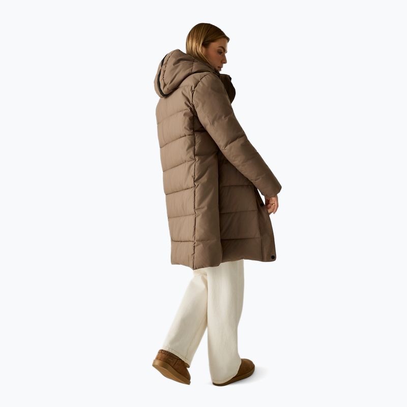 Пальто утеплене жіноче REGATTA Eryn mocha/black 4