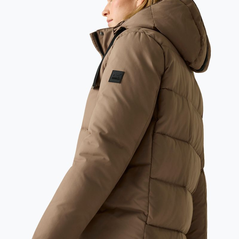 Пальто утеплене жіноче REGATTA Eryn mocha/black 7