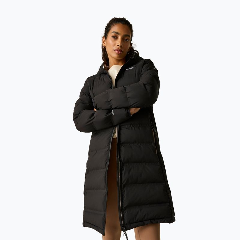 Пальто утеплене жіноче REGATTA Altoro Thermal Long black/mocha 5
