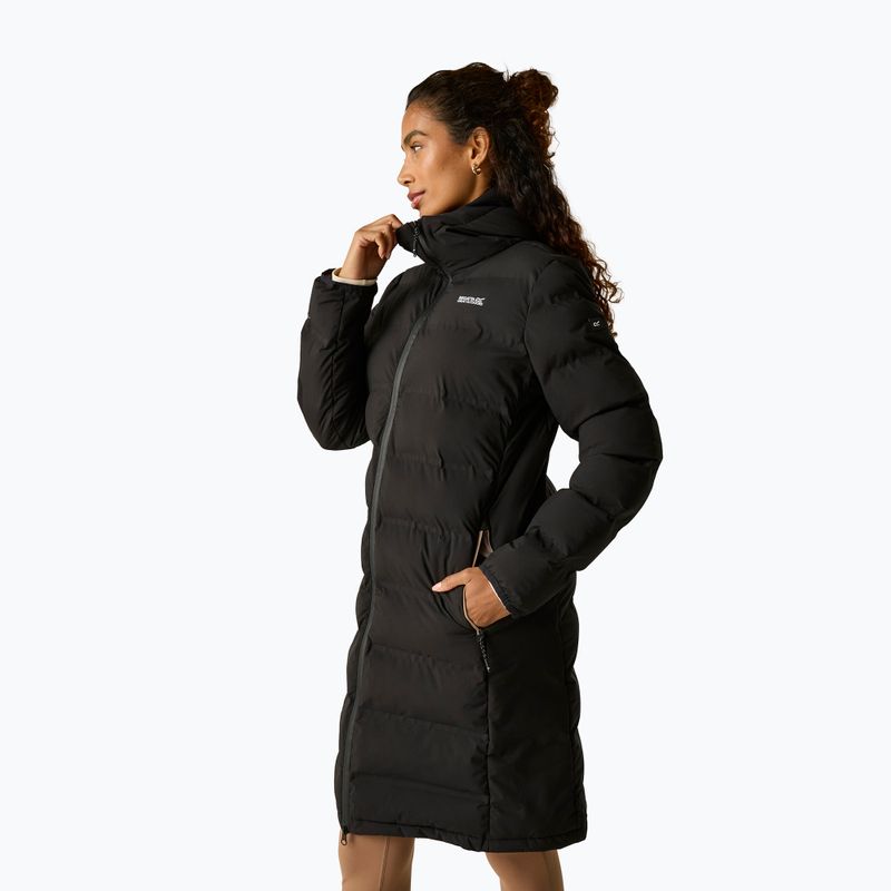 Пальто утеплене жіноче REGATTA Altoro Thermal Long black/mocha 6