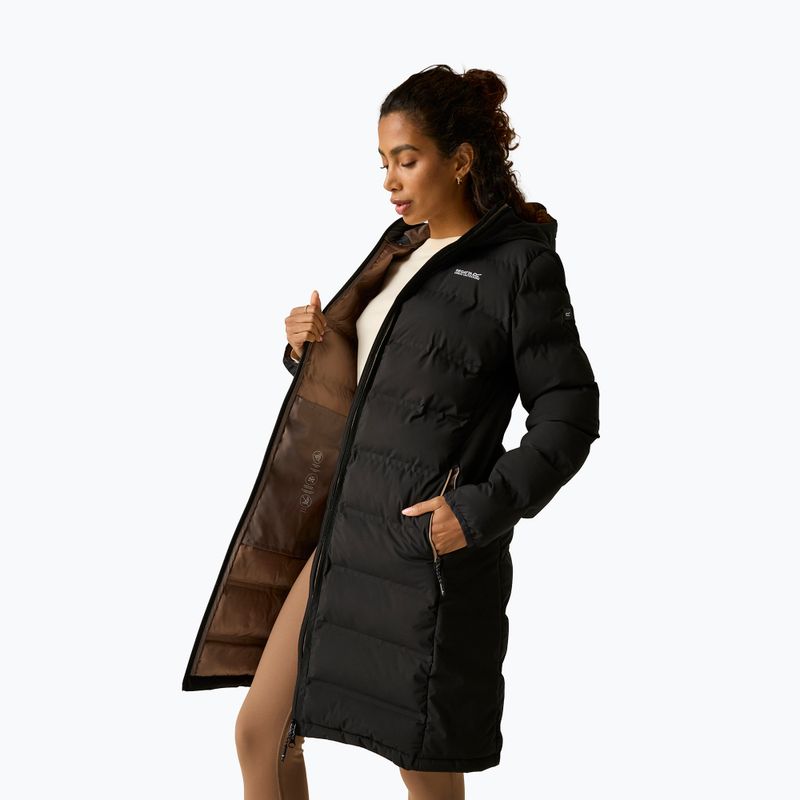 Пальто утеплене жіноче REGATTA Altoro Thermal Long black/mocha 7