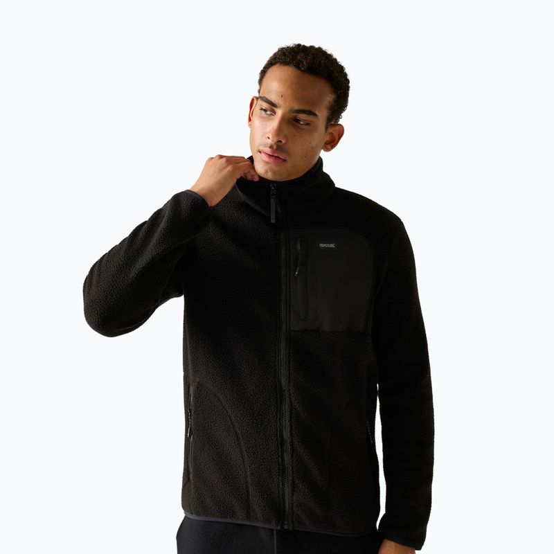 Кофта флісова чоловіча REGATTA Frankie Borg black/black