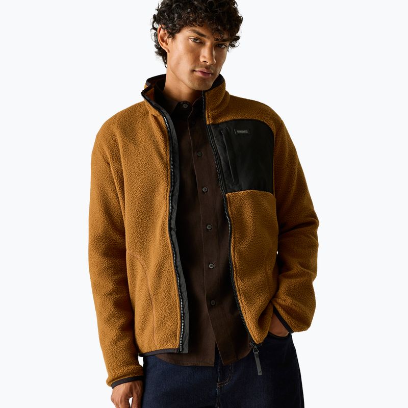 Кофта флісова чоловіча REGATTA Frankie Borg rich tan/black 4