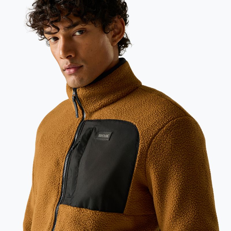 Кофта флісова чоловіча REGATTA Frankie Borg rich tan/black 6