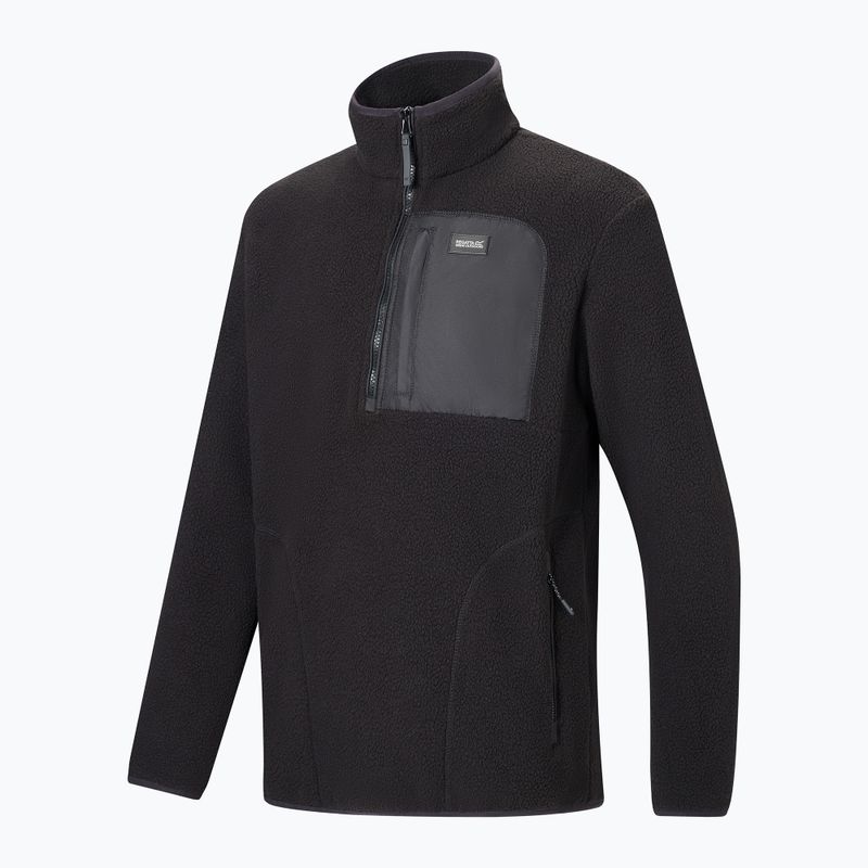 Кофта флісова чоловіча REGATTA Frankie Borg Half Zip black/black 10