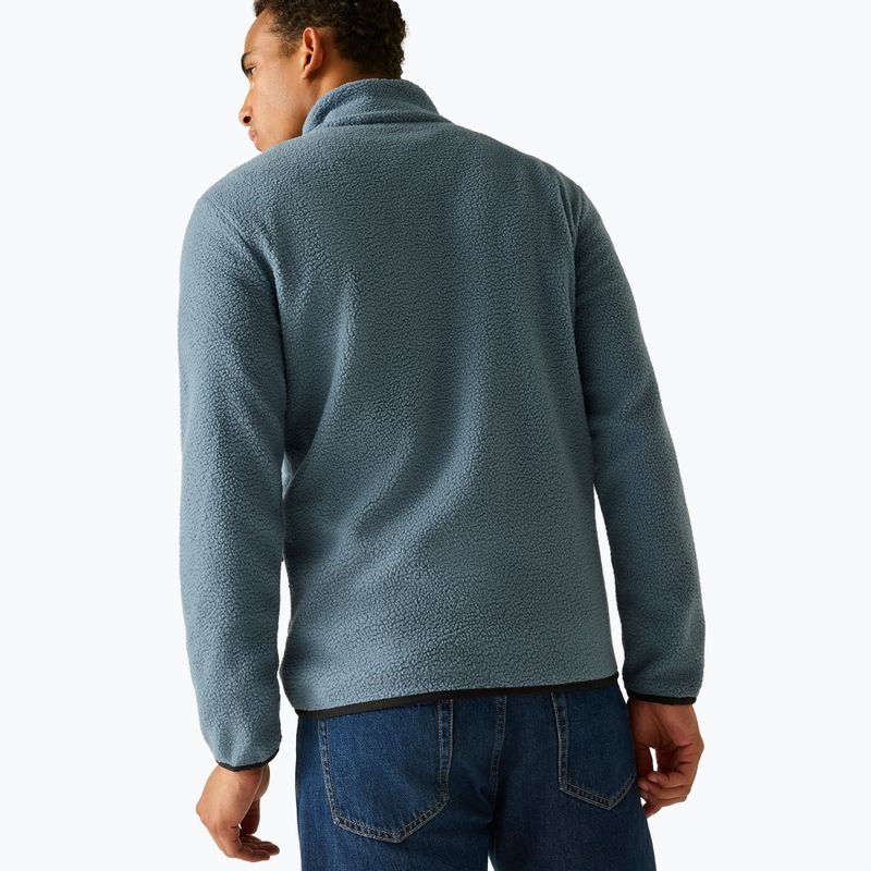 Кофта флісова чоловіча REGATTA Frankie Borg Half Zip grey mirage/black 4