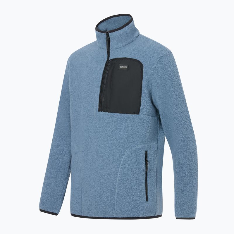 Кофта флісова чоловіча REGATTA Frankie Borg Half Zip grey mirage/black 9