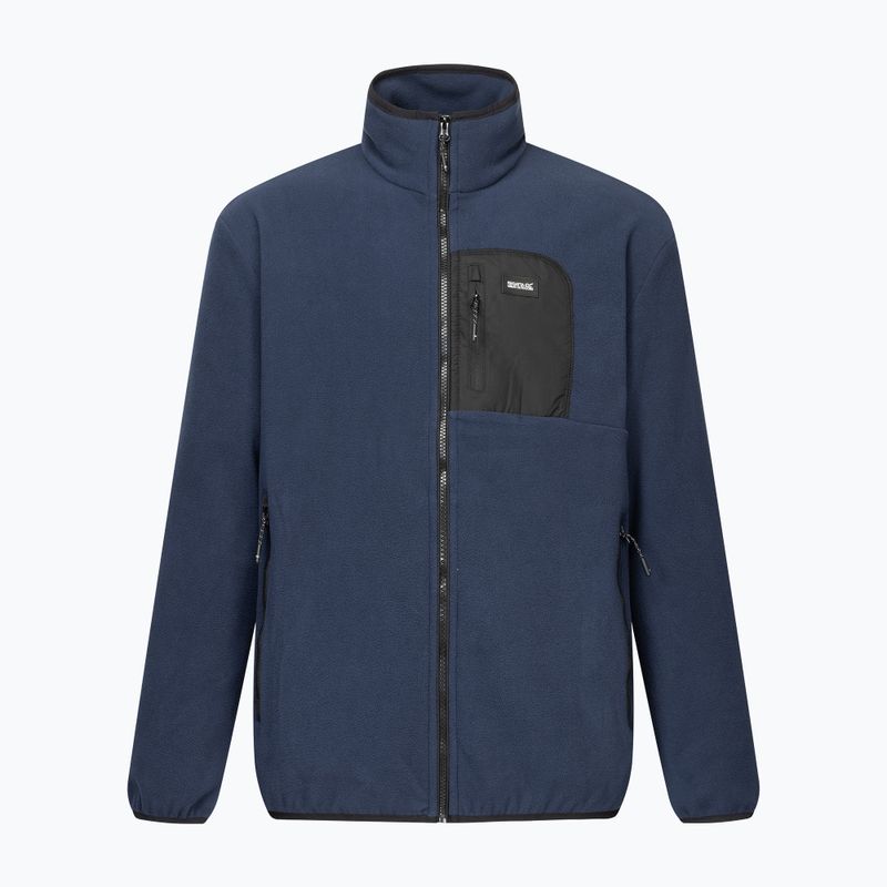 Кофта флісова чоловіча REGATTA Frankie Full Zip Fleece navy/black 7