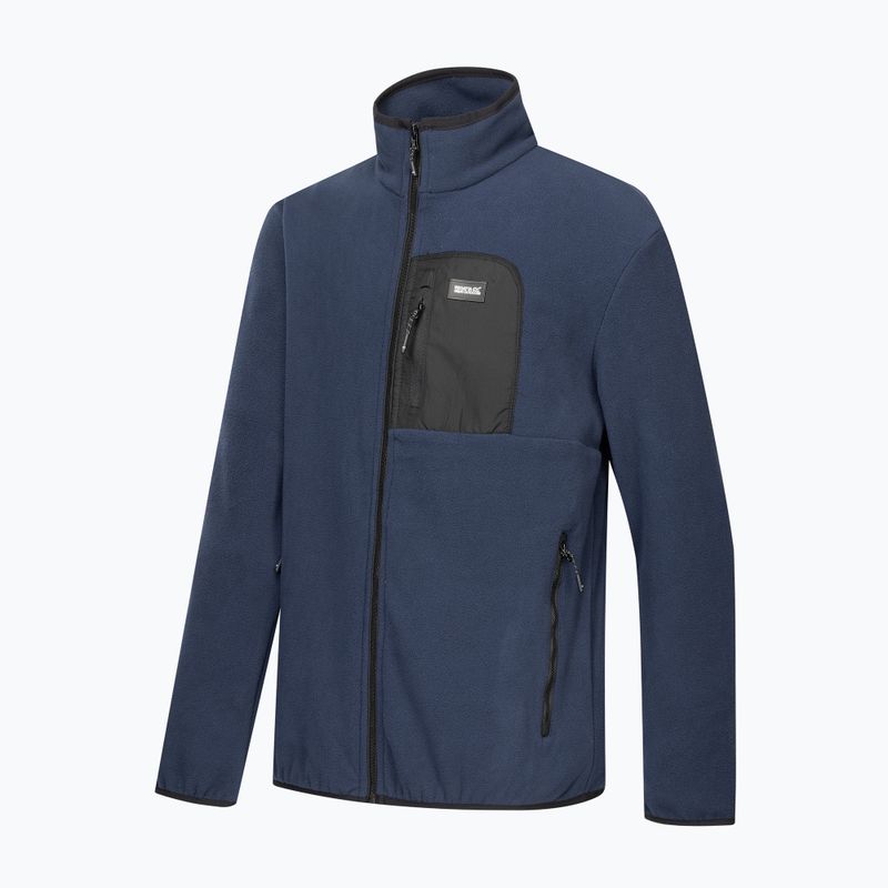 Кофта флісова чоловіча REGATTA Frankie Full Zip Fleece navy/black 9
