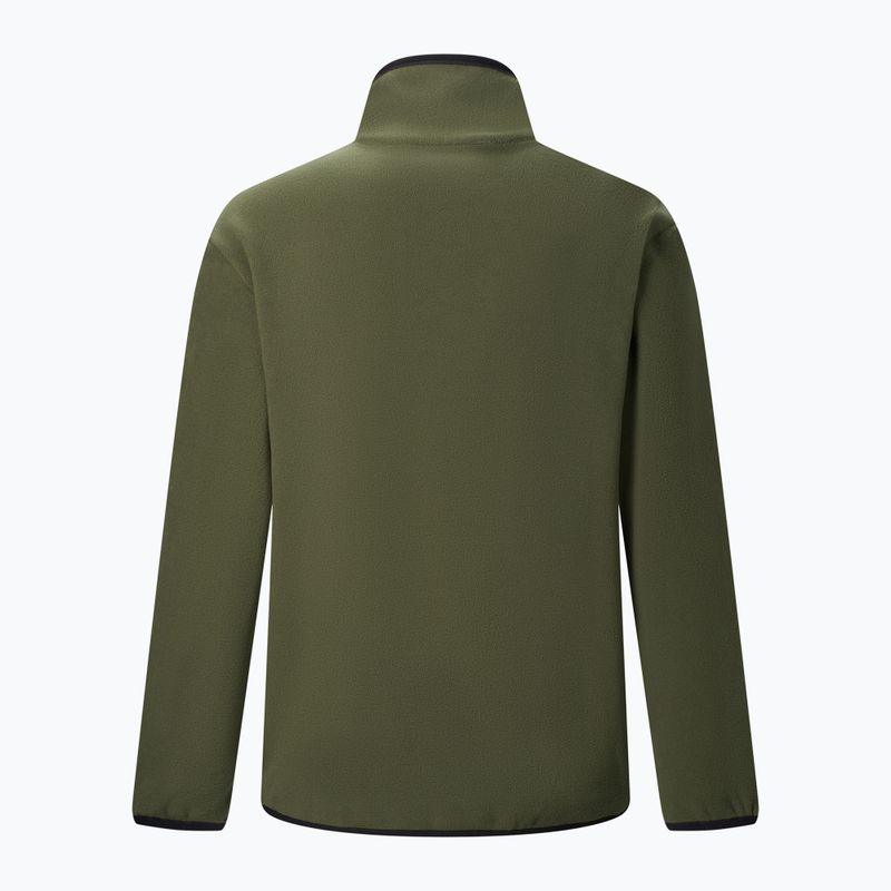Кофта флісова чоловіча REGATTA  Frankie Full Zip Fleece dark khaki/black 2