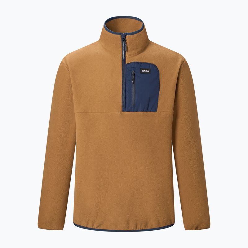 Кофта флісова чоловіча REGATTA Frankie Half Zip rich tan/navy 7