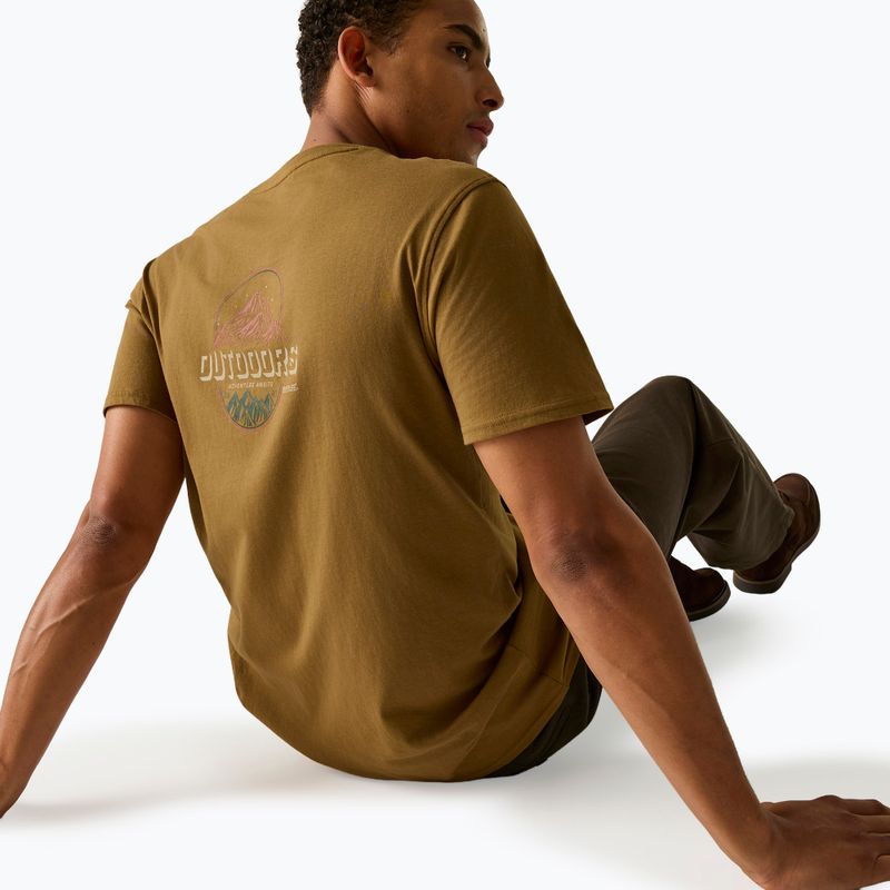 Футболка чоловіча Regatta ClineIX rich tan original outdoor 3