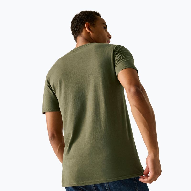 Футболка чоловіча Regatta ClineIX dark khaki mountain reflect 4