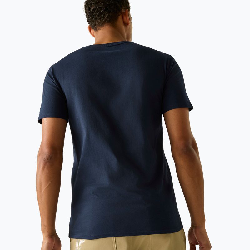 Футболка чоловіча REGATTA ClineIX navy mountain lines 4