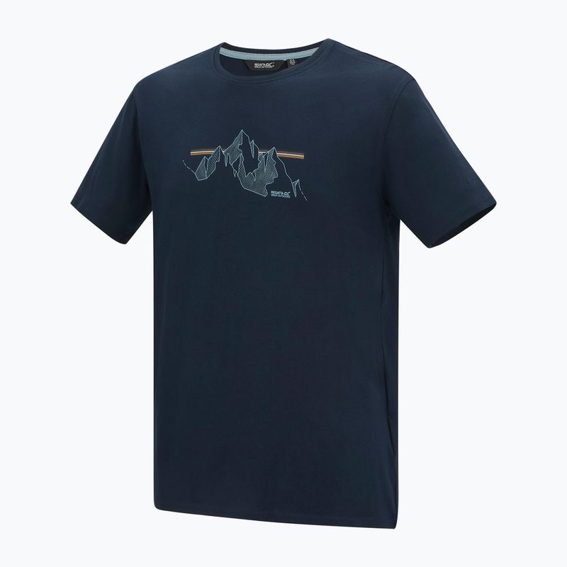 Футболка чоловіча REGATTA ClineIX navy mountain lines 8