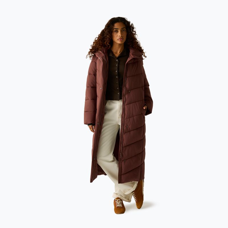 Пальто утеплене жіноче REGATTA Eloria dark cherry 4