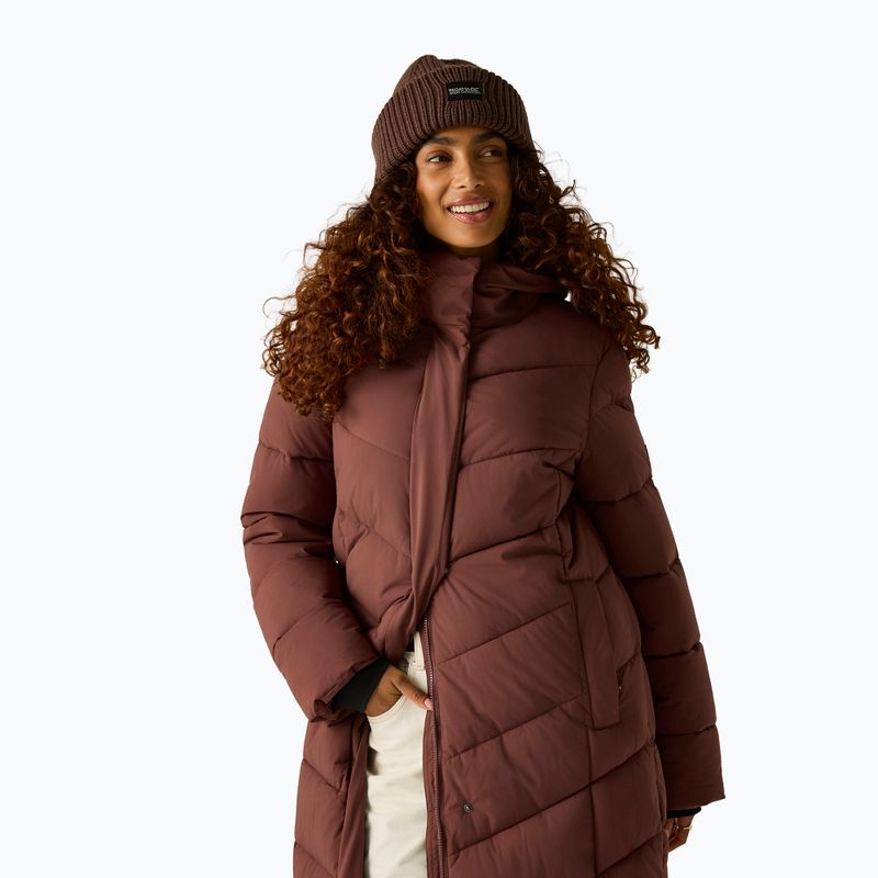 Пальто утеплене жіноче REGATTA Eloria dark cherry 5