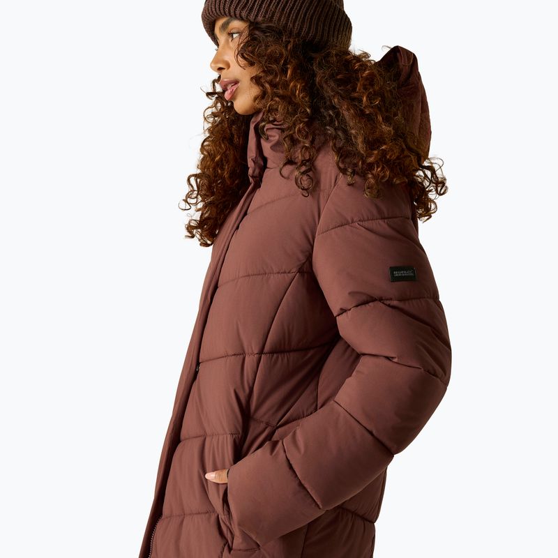 Пальто утеплене жіноче REGATTA Eloria dark cherry 6