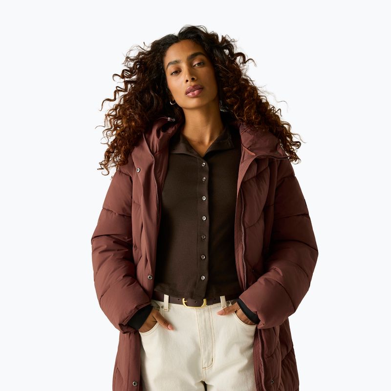 Пальто утеплене жіноче REGATTA Eloria dark cherry 7
