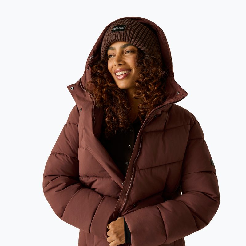 Пальто утеплене жіноче REGATTA Eloria dark cherry 8