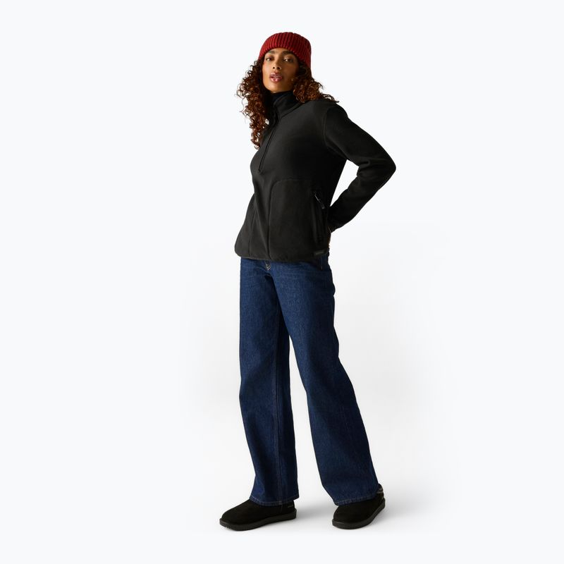 Кофта флісова жіноча REGATTA Frankie Half Zip black 2