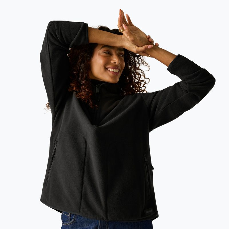 Кофта флісова жіноча REGATTA Frankie Half Zip black 3