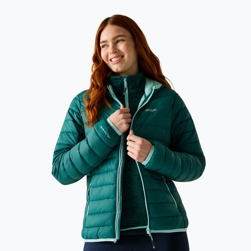 Пуховик жіночий Regatta Hooded Marizion mediterranea 5