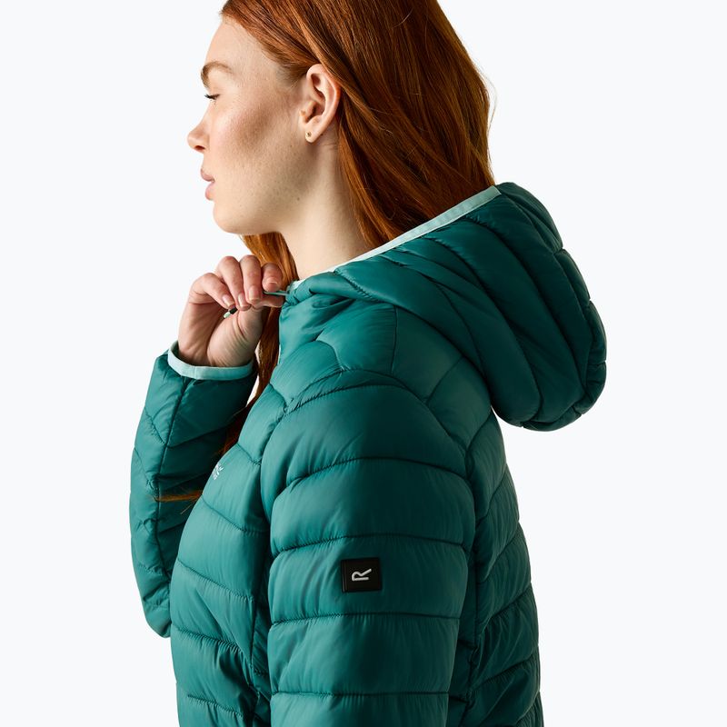 Пуховик жіночий Regatta Hooded Marizion mediterranea 6