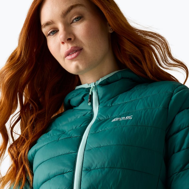 Пуховик жіночий Regatta Hooded Marizion mediterranea 7