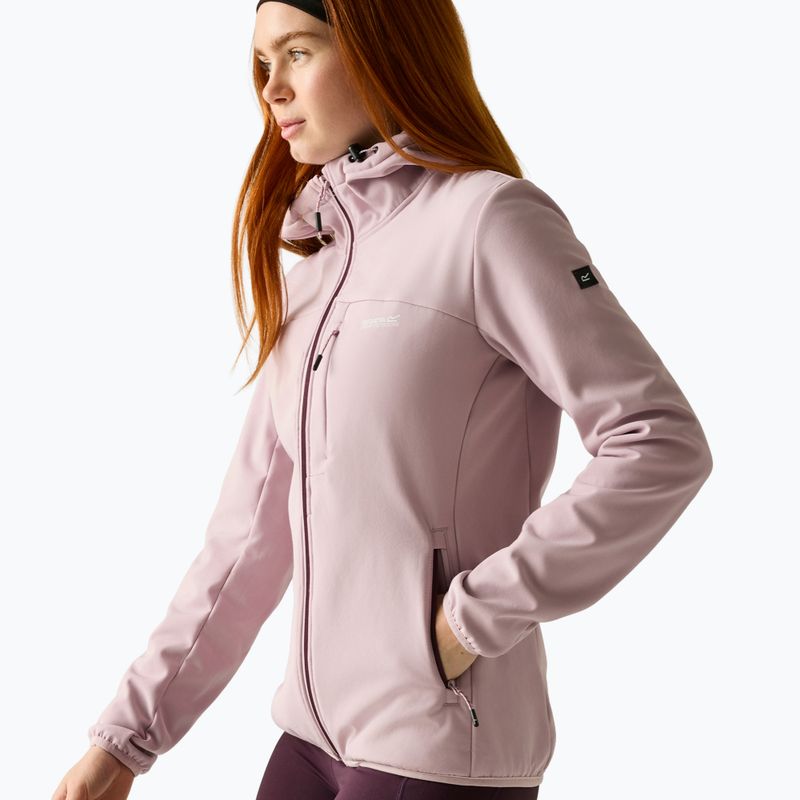 Куртка софтшелл жіноча REGATTA Ossek powder lilac 4