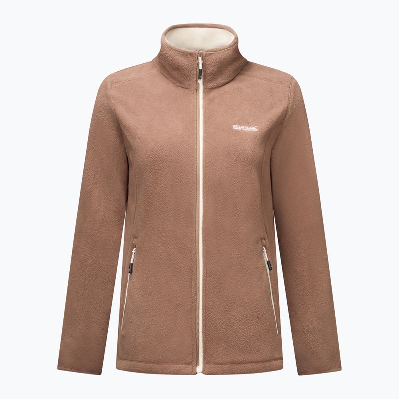 Кофта флісова жіноча Regatta Floreo IV mocha/light vanilla 7