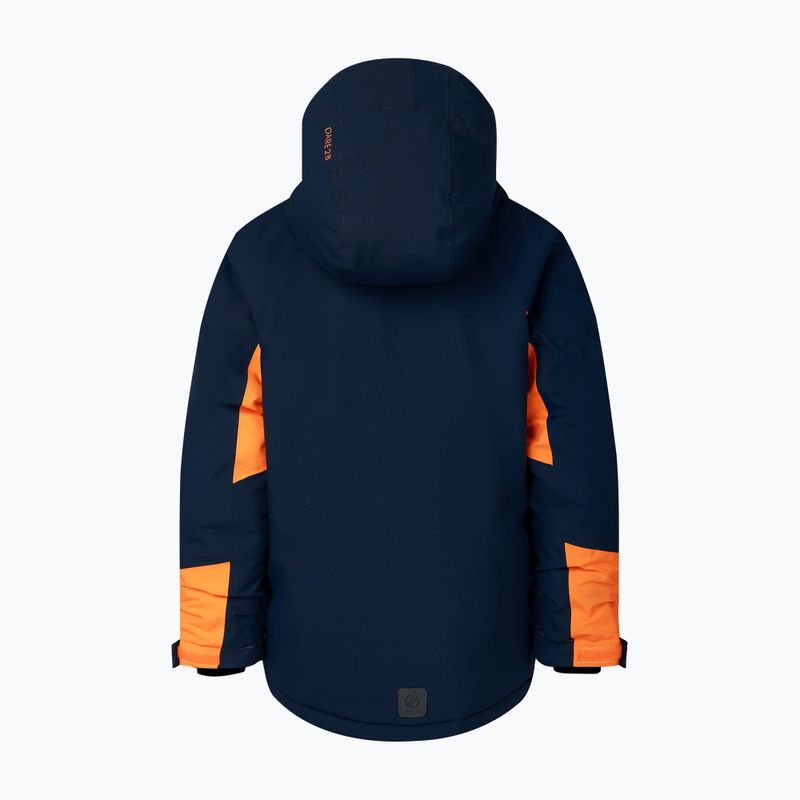 Куртка лижна дитяча Dare2B Rip It Jacket navy/electric orange 10
