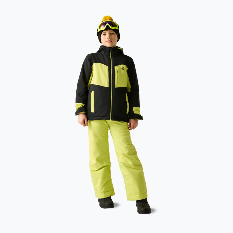 Куртка лижна дитяча Dare2B Rip It Jacket black/wild lime 2