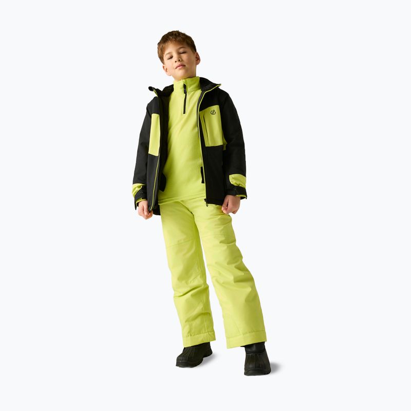 Куртка лижна дитяча Dare2B Rip It Jacket black/wild lime 4