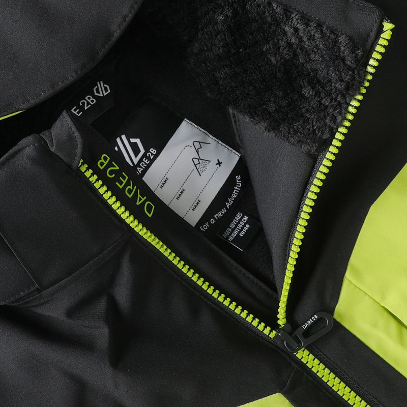 Куртка лижна дитяча Dare2B Rip It Jacket black/wild lime 13