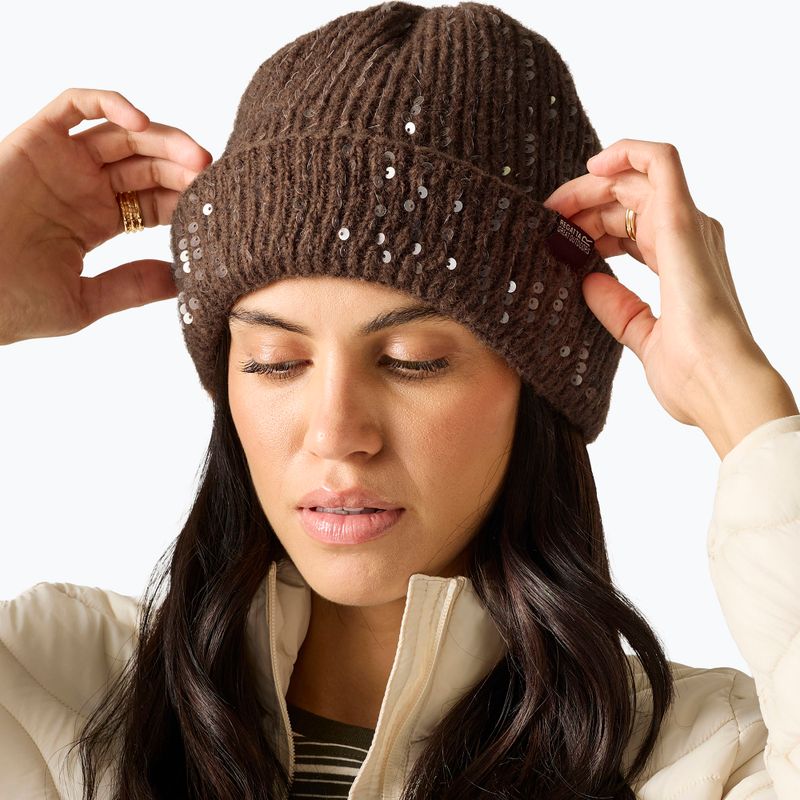 Шапка зимова жіноча REGATTA Lorelai Hat mocha 3