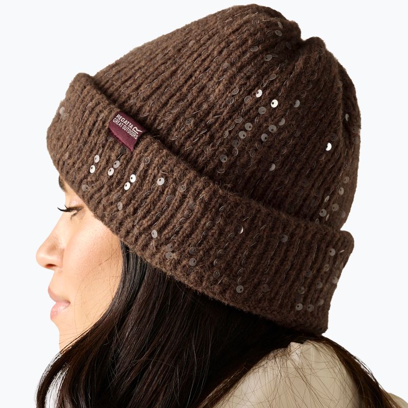 Шапка зимова жіноча REGATTA Lorelai Hat mocha 4