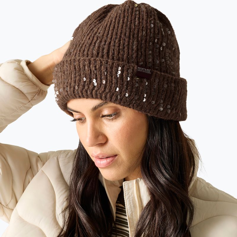 Шапка зимова жіноча REGATTA Lorelai Hat mocha 5
