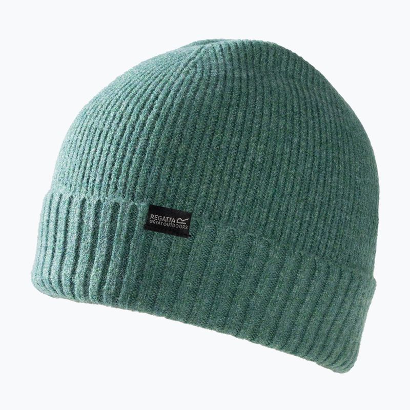 Шапка зимова жіноча REGATTA Ribbed Basic dark forest green 2