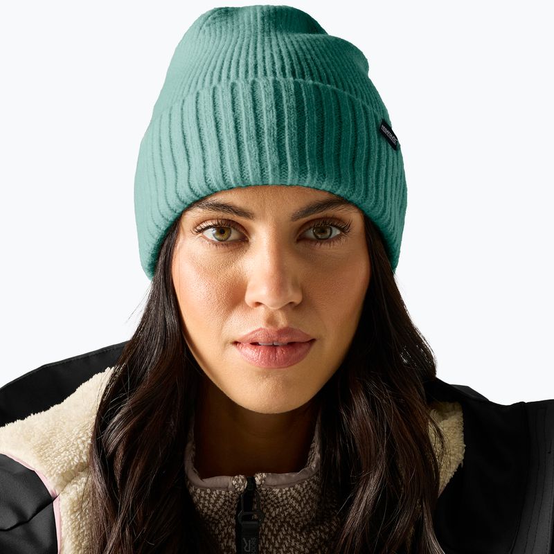 Шапка зимова жіноча REGATTA Ribbed Basic dark forest green 3